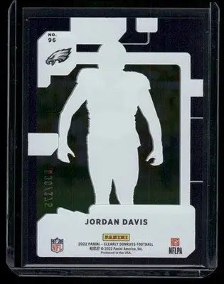 2023 Panini Donruss Clearly Jordan Davis #96 036/175 Purple Football - Football Card Single