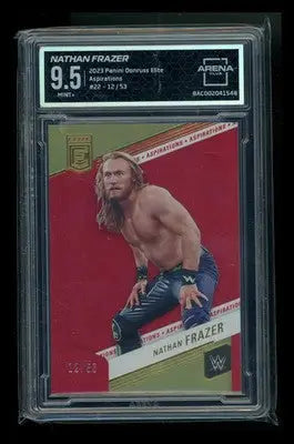 2023 Panini Donruss Elite Aspirations Nathan Frazer #22 12/53 Arena Club 9.5 - Other
