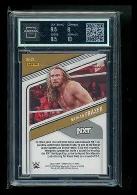 2023 Panini Donruss Elite Aspirations Nathan Frazer #22 12/53 Arena Club 9.5 - Other
