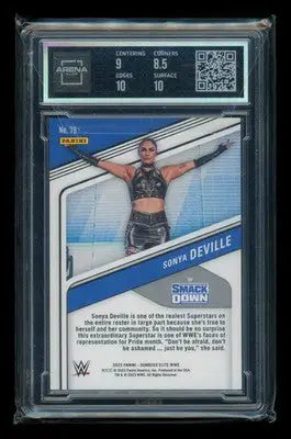 2023 Panini Donruss Elite Blue Sonya Deville #79 082/149 Wrestling Arena Club 9