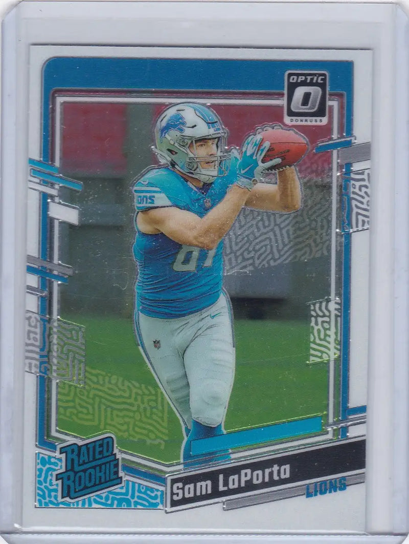 2023 Panini Donruss Optic #237 Sam Laporta - Detroit Lions - Football Card Single