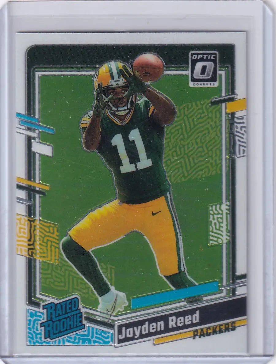 2023 Panini Donruss Optic #239 Jayden Reed - Green Bay Packers