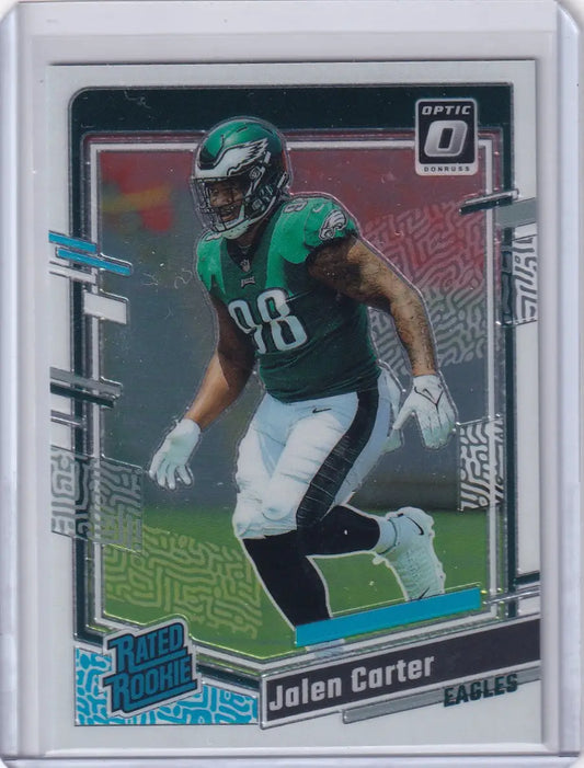 2023 Panini Donruss Optic #281 Jalen Carter - Philadelphia Eagles - Football Card Single