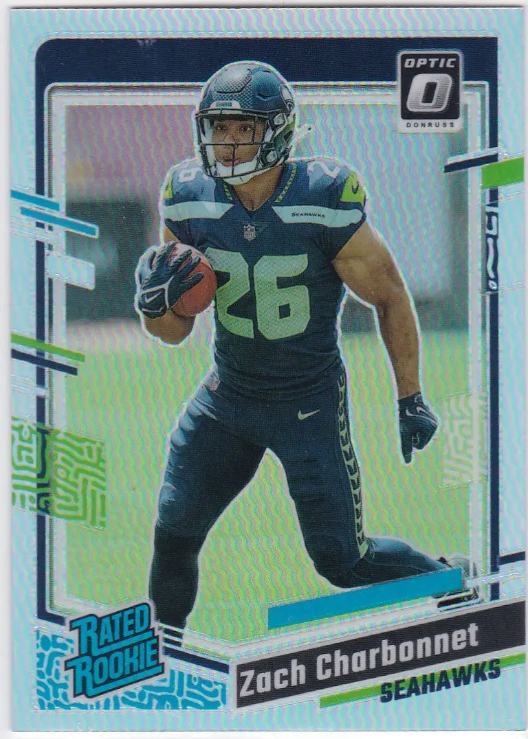 2023 Panini Donruss Optic #294 Zach Charbonnet RC Seattle Seahawks - Football Card Single