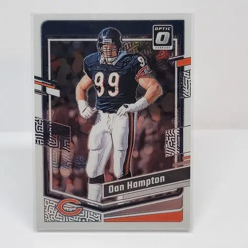 Dan Hampton football card in 2023 Panini Donruss Optic Brian Urlacher product