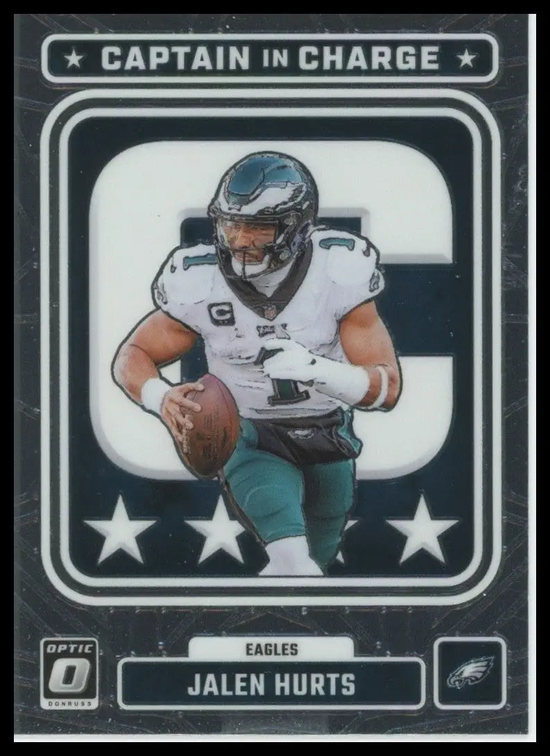 2023 Panini Donruss Optic Captain in Charge Jalen Hurts #CC-JH Eagles Football - Football Card Single
