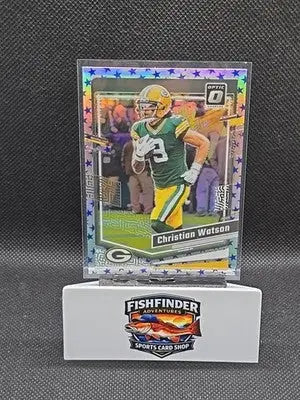 2023 Panini Donruss Optic - Christian Watson #65 Stars Prizm - Football Card Single