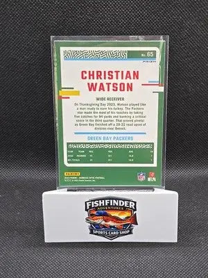 2023 Panini Donruss Optic - Christian Watson #65 Stars Prizm - Football Card Single