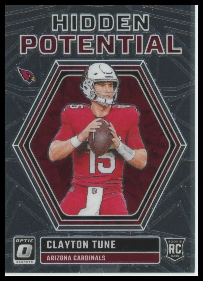 2023 Panini Donruss Optic Hidden Potential Clayton Tune #HP-CT Rookie Cardinals - Football Card Single