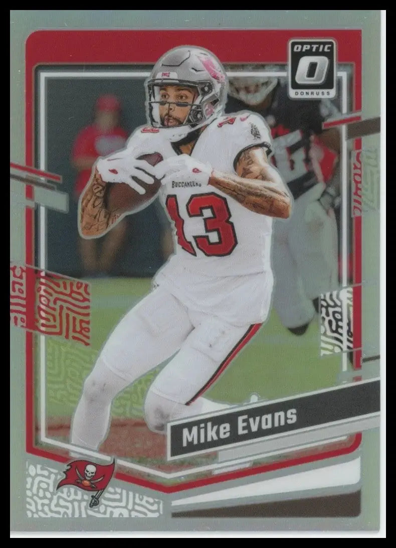 2023 Panini Donruss Optic Holo Mike Evans #186 Tampa Bay Buccaneers Football NFL - Football Card Single