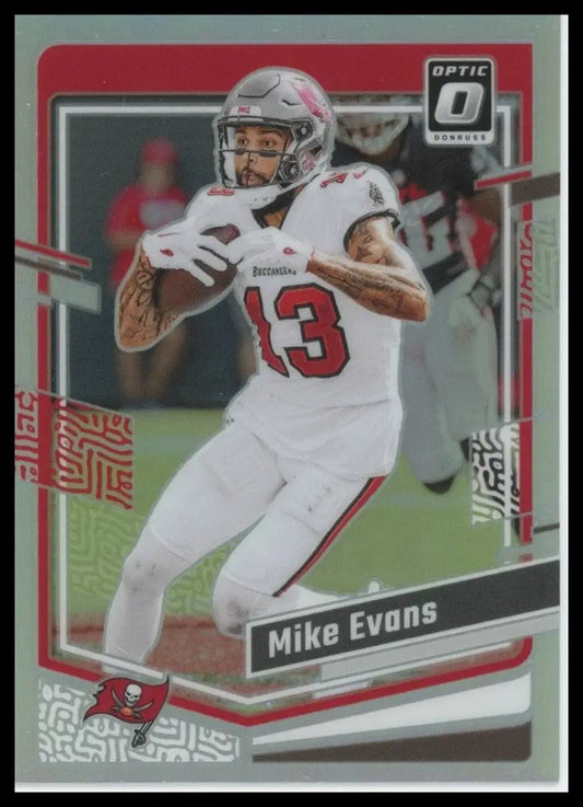 2023 Panini Donruss Optic Holo Mike Evans #186 Tampa Bay Buccaneers Football NFL - Football Card Single