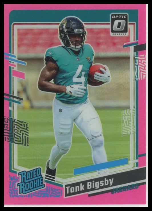 2023 Panini Donruss Optic Pink Rookie Tank Bigsby #252 Jacksonville Jaguars Card - Football Card Single