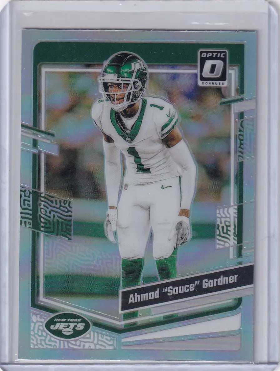 2023 Panini Donruss Optic Prizm #149 Ahmad Sauce Gardner - New York Jets - Football Card Single