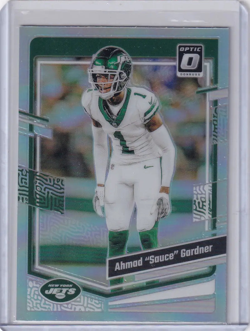 2023 Panini Donruss Optic Prizm #149 Ahmad Sauce Gardner - New York Jets - Football Card Single