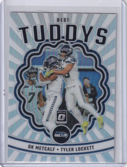 2023 Panini Donruss Optic Prizm #BT-DT DK Metcalf - Seattle Seahawks - Football Card Single