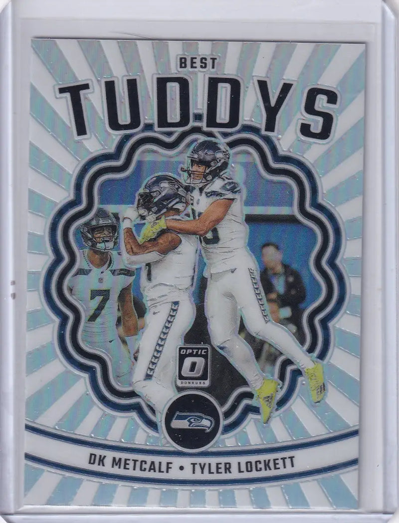 2023 Panini Donruss Optic Prizm #BT-DT DK Metcalf - Seattle Seahawks - Football Card Single