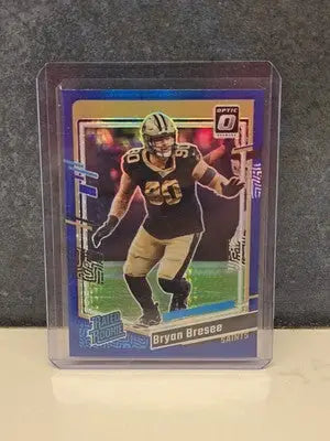 2023 Panini Donruss Optic - Rated Rookie Bryan Bresee #276 Blue Hyper Prizm (RC) - Football Card Single