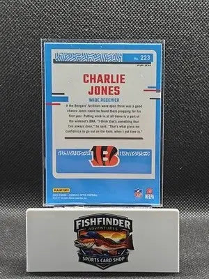 2023 Panini Donruss Optic - Rated Rookie Charlie Jones #223 Purple Shock... - Football Card Single