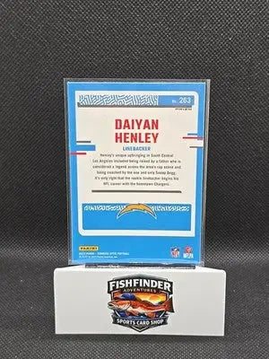 2023 Panini Donruss Optic - Rated Rookie Daiyan Henley #263 Holo Prizm (RC) - Football Card Single
