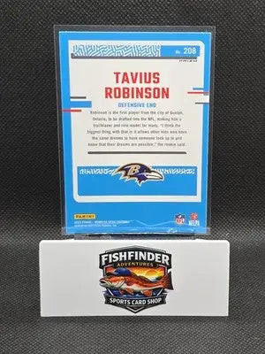 2023 Panini Donruss Optic - Rated Rookie Tavius Robinson #208 Purple Shock Prizm - Football Card Single