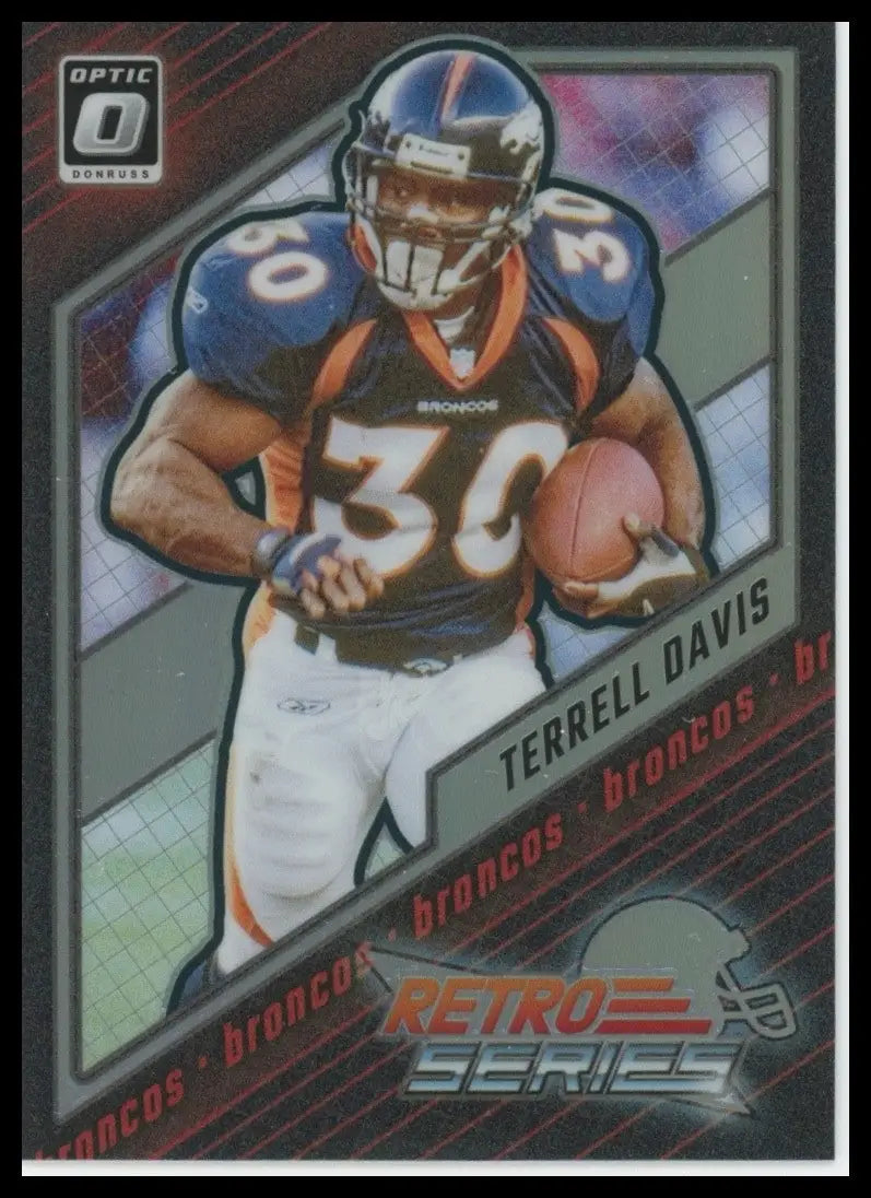 2023 Panini Donruss Optic Retro Series Holo Terrell Davis #23 Denver Broncos NFL - Football Card Single
