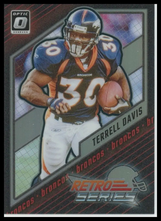 2023 Panini Donruss Optic Retro Series Holo Terrell Davis #23 Denver Broncos NFL - Football Card Single