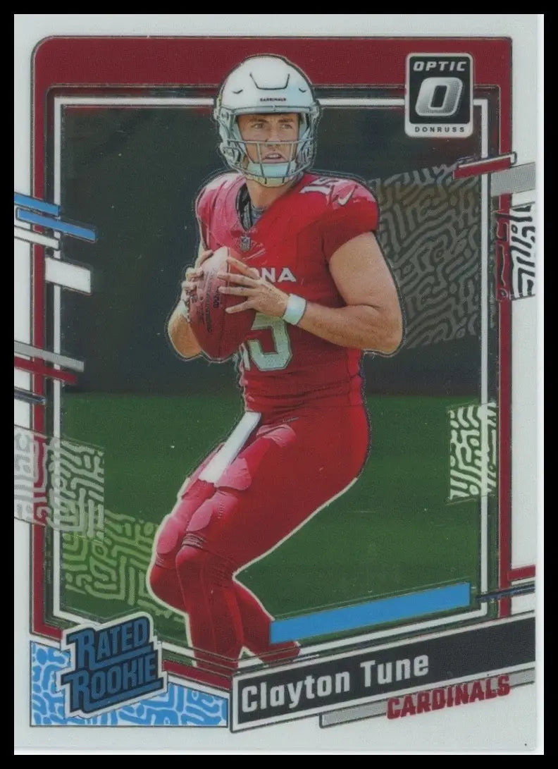 2023 Panini Donruss Optic Rookie Clayton Tune #202 Arizona Cardinals Football - Football Card Single