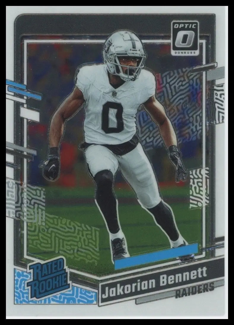 2023 Panini Donruss Optic Rookie Jakorian Bennett #259 Las Vegas Raiders Card - Football Card Single
