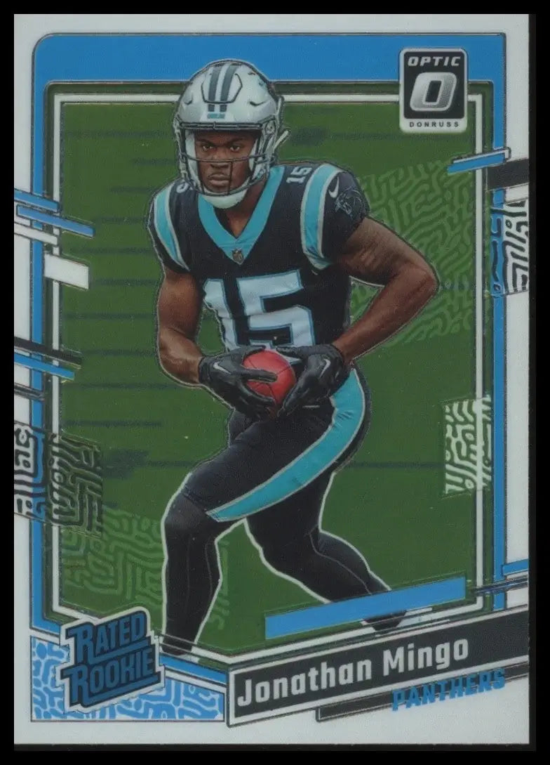 2023 Panini Donruss Optic Rookie Jonathan Mingo #215 Carolina Panthers Football - Football Card Single