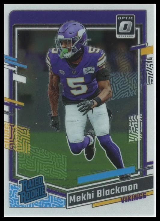 2023 Panini Donruss Optic Rookie Mekhi Blackmon #272 Minnesota Vikings Football - Football Card Single