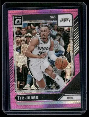 2023 Panini Donruss Optic Tre Jones #112 Pink Basketball - Basketball Card Single