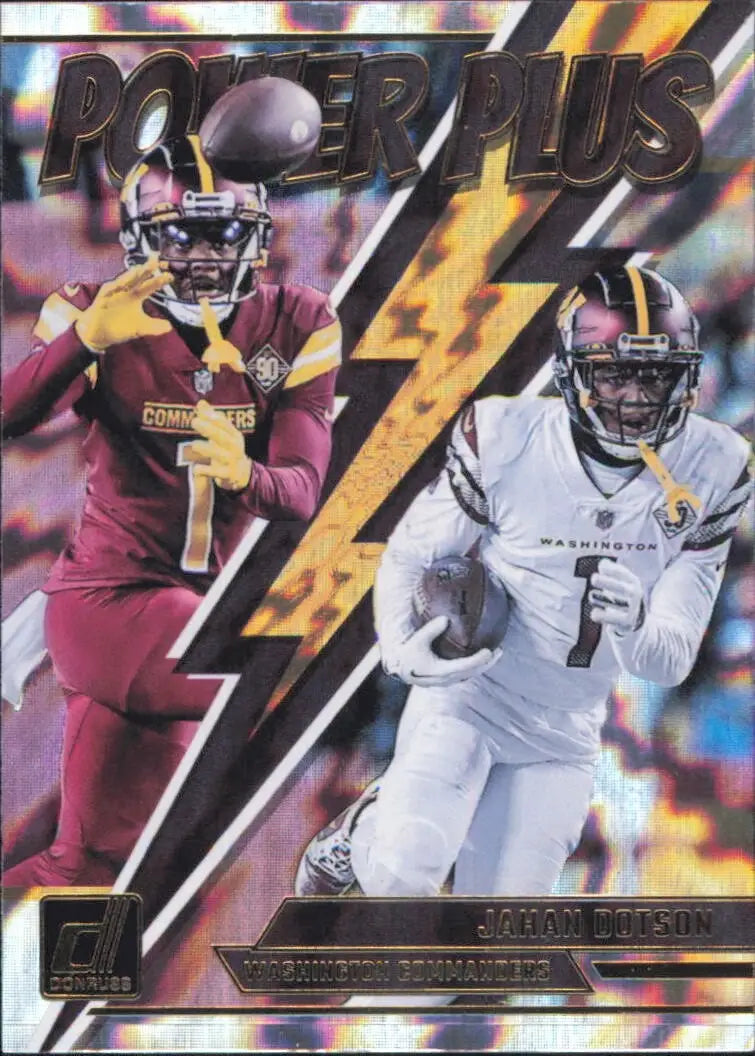 2023 Panini Donruss Power Plus #PP-10 Jahan Dotson Washington Commanders - Football Card Single