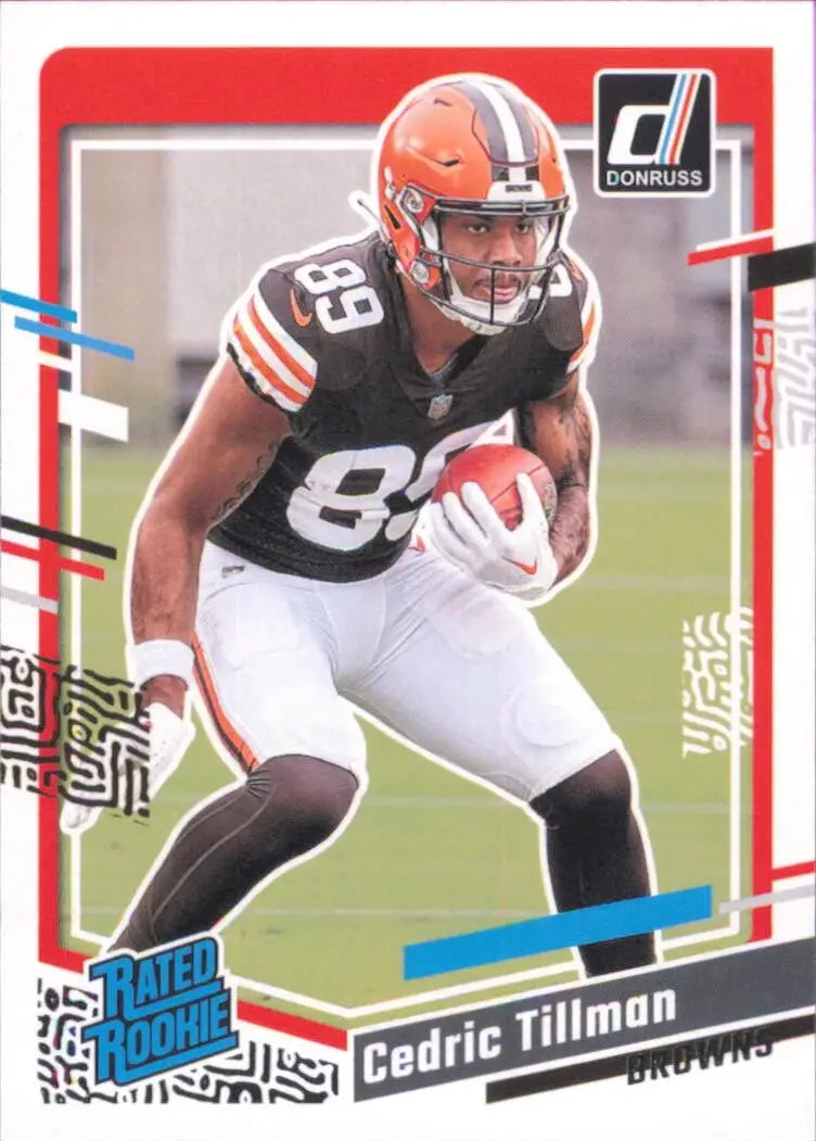 2023 Panini Donruss Rated Rookie #321 Cedric Tillman Cleveland Browns Football
