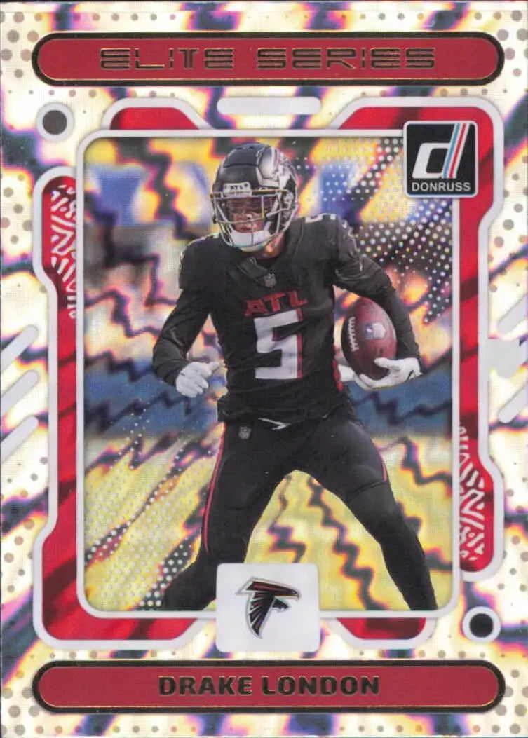 2023 Panini Donruss The Elite Series #ES-30 Drake London Atlanta Falcons Card - Football Card Single