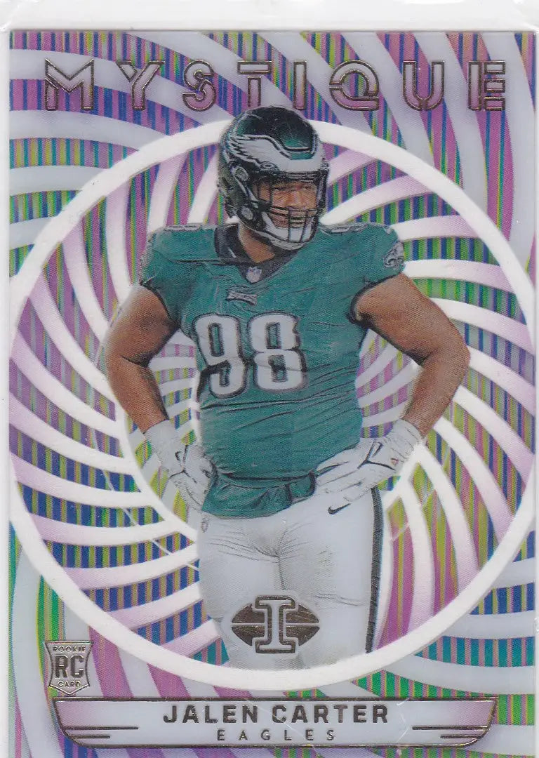 2023 Panini Illusions #14 Jalen Carter RC Mystique Philadelphia Eagles - Football Card Single