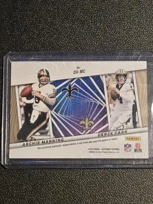 2023 Panini Illusions #DV-MC Archie Manning / Derek Carr MEM Deja Vu - Football Card Single