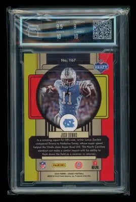 2023 Panini Legacy Bronze Josh Downs #167 065/100 RC Football Arena Club 9.5 - Football Card Single