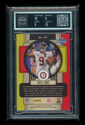 2023 Panini Legacy Bryce Young #151 Football Arena Club 9.5 - Football Card Single