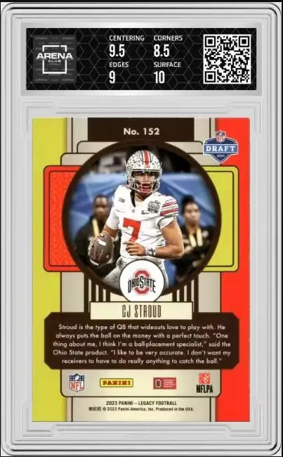 2023 Panini Legacy CJ Stroud #152 Football AC 9 - Football Card Single