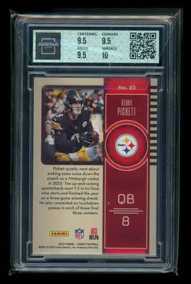 2023 Panini Legacy Kenny Pickett #82 Football Arena Club 10 - Football Card Single