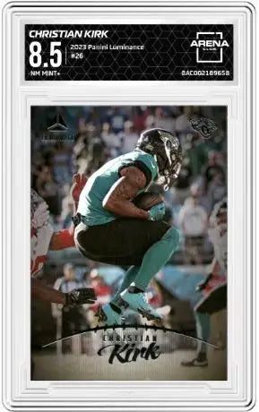 2023 Panini Luminance Christian Kirk #26 Football Arena Club 8.5 - Football Card Single
