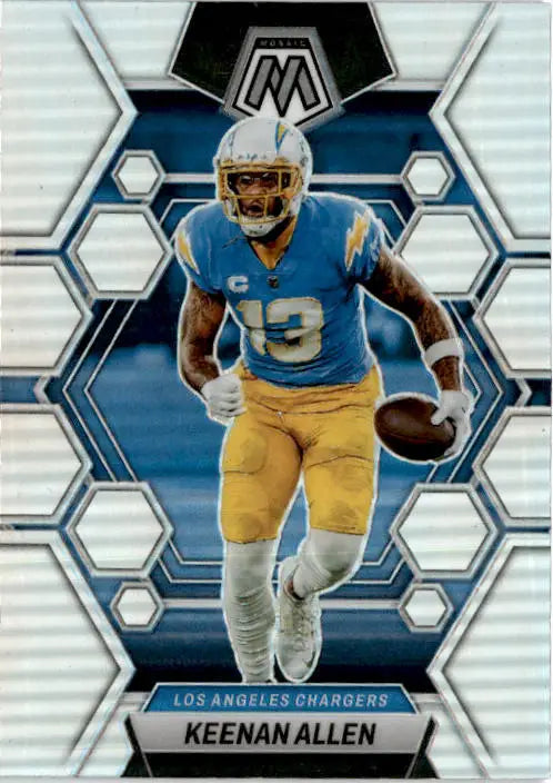 2023 Panini Mosaic #130 Keenan Allen Silver - Football Card Single