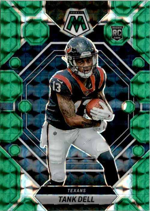 2023 Panini Mosaic #352 Tank Dell Green Mosaic - Football Card Single