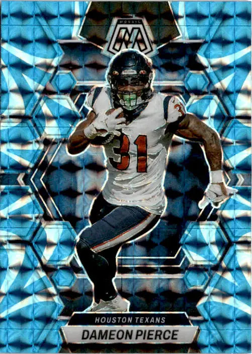2023 Panini Mosaic #90 Dameon Pierce Reactive Blue Mosaic - Football Card Single