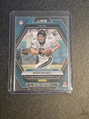 2023 Panini Mosaic #AM-MB Mark Brunell Autographs Mosaic White #/25 - Football Card Single