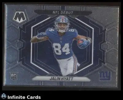 2023 Panini Mosaic JALIN HYATT #ND-17 NFL Debut New York Giants RC