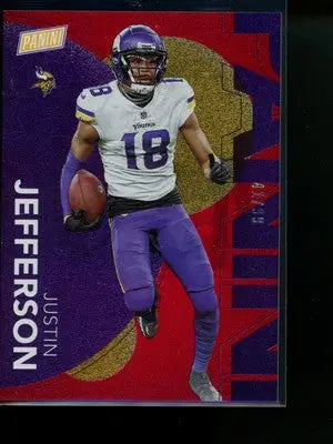 2023 Panini National Convention Justin Jefferson #21 41/99 Football - Football Card Single