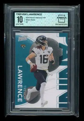 2023 Panini National VIP Silver Packs Trevor Lawrence #7 Football Arena Club 10 - Football Card Single