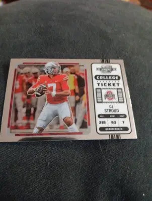 2023 Panini Optic - College Ticket. C.J. Stroud #2 (RC). Ohio State. NRMT+ - Football Card Single