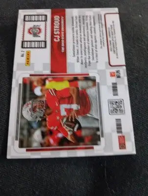 2023 Panini Optic - College Ticket. C.J. Stroud #2 (RC). Ohio State. NRMT+ - Football Card Single